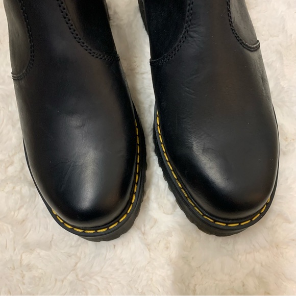 Dr. Martens ROMETTY WYOMING LEATHER PLATFORM CHELSEA BOOTS - Picture 9 of 16